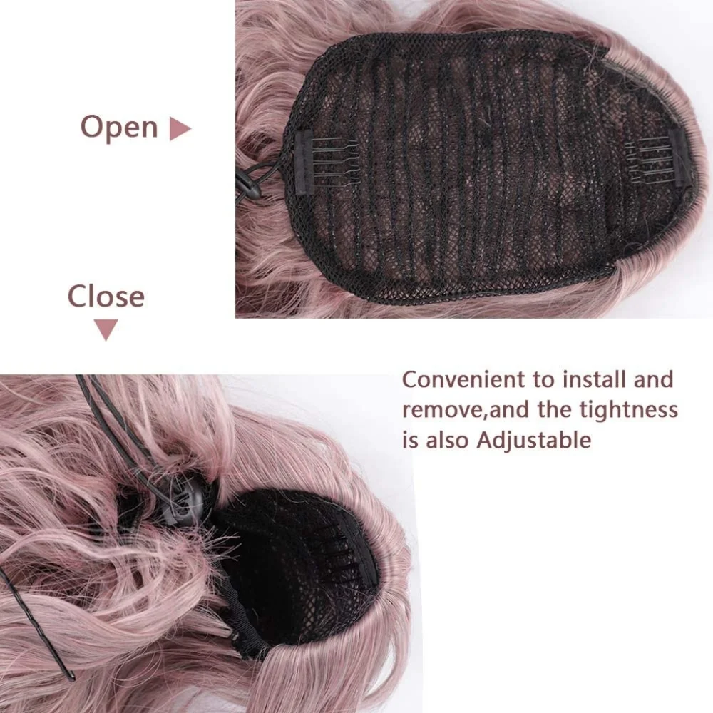 Blooming Hair Drawstring Ponytail Extension